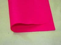 Felt Baize Fabric 3 x 9" Square - Bright Pink (Cerise)